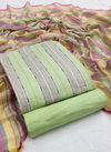 Light Green Colour LV New Designer Cotton Daily Wear Dress Material Collection LV5159